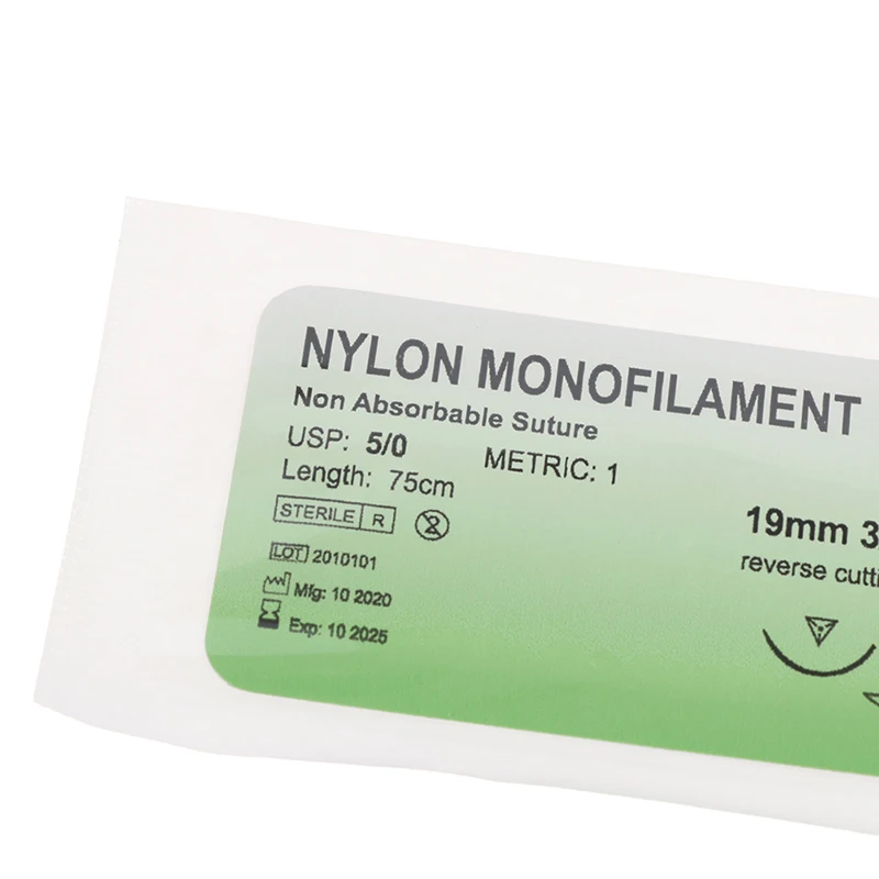 

12 шт., медицинские нити из полиэстера, 75 см