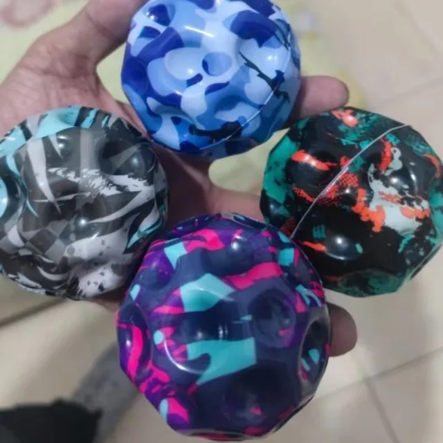 Extreme High Bouncing Ball Space Astro Jump Ball Moonball Improve Hand Eye Coordination Kids Outdoor Games Sensory Toys ADHD 2