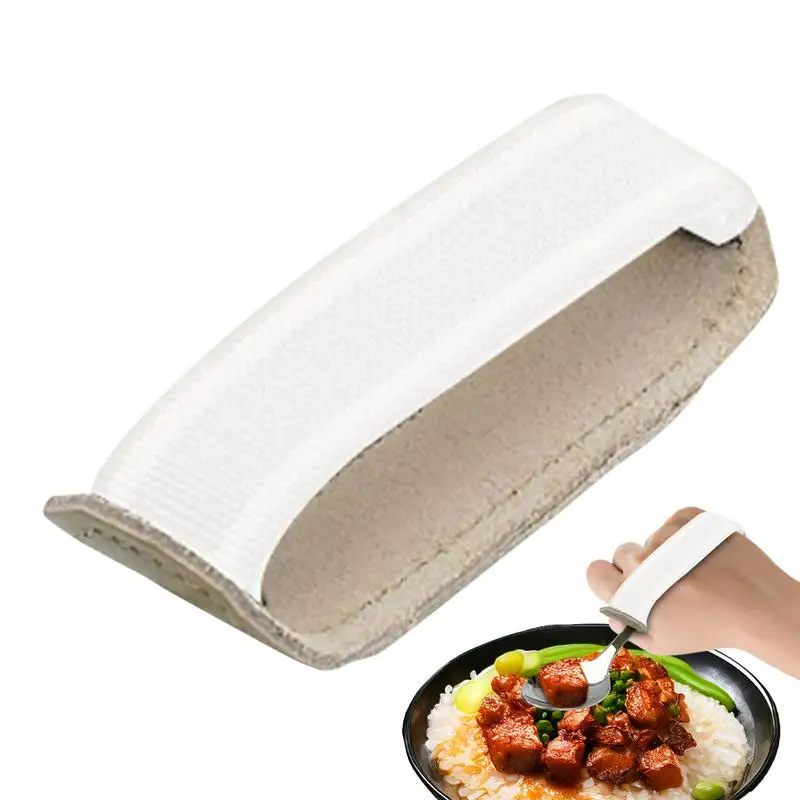 Lightweight Utensil Cuff for Easy Eating Assistance