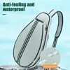 Tennis Bag Large Capacity Tennis Sling Backpack Waterproof Crossbody Racket Bag for Tennis Badminton Pickleball Rackets 2
