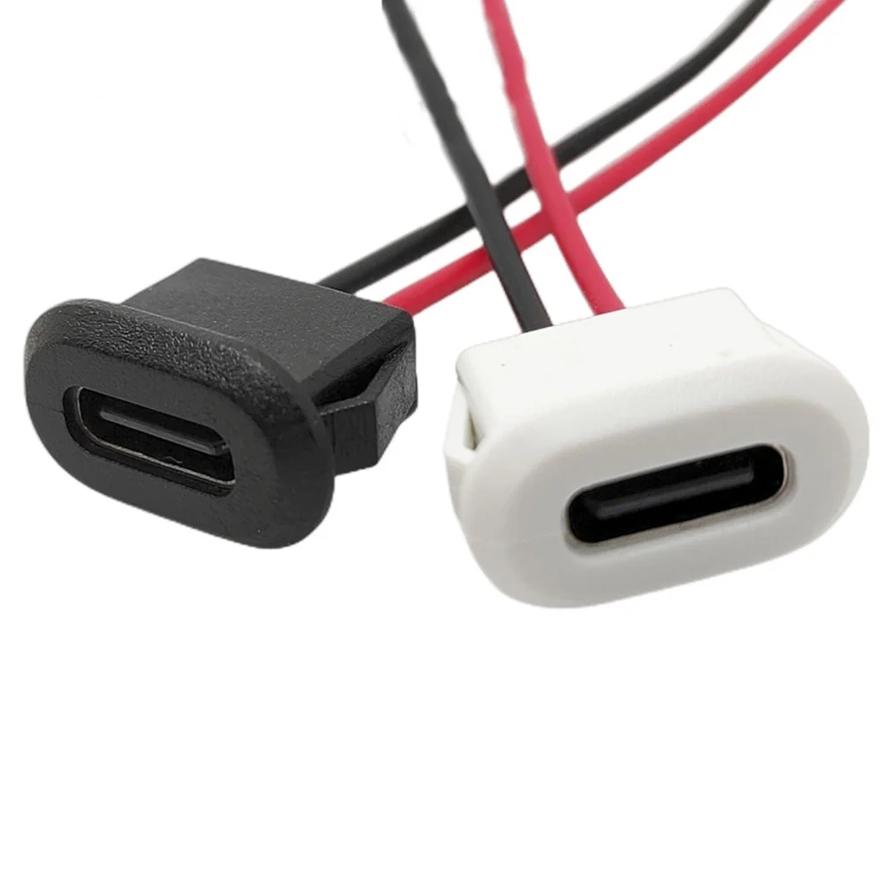 Type C Connector 10pcs USB Type C Female Jack With Card Buckle 3A High Current Fast Charging Jack Port USB-C Charger Plug Socket