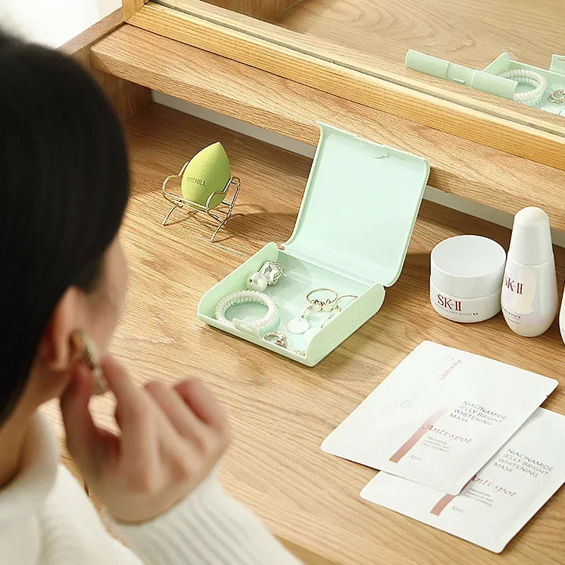 크리에이티브 휴대용 여성 탐폰 스토리지 박스 홀더 도구, 여행 야외 세트 용품, 플라스틱 화장품 코튼 쥬얼리 스토리지 박스
