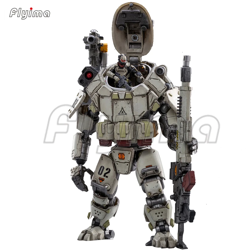 新品未開封 JOYTOY『アタックサポートロボット』アクションフィギュア JoyToy-パイロットフィギュア付きアクションロボットロボット,1