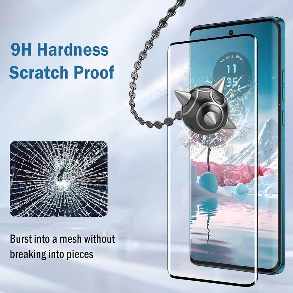 8-in-1 9D Curved Screen Protector with Tempered Glass Lens