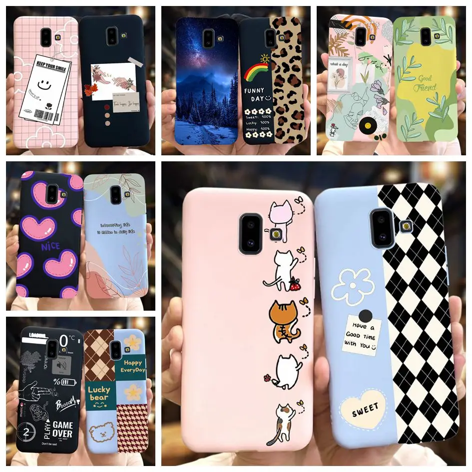 Covers J6 Plus Silicone Cover Case Case Samsung Galaxy J6 Plus Sm J610fn - Mobile Phone & Covers - Aliexpress