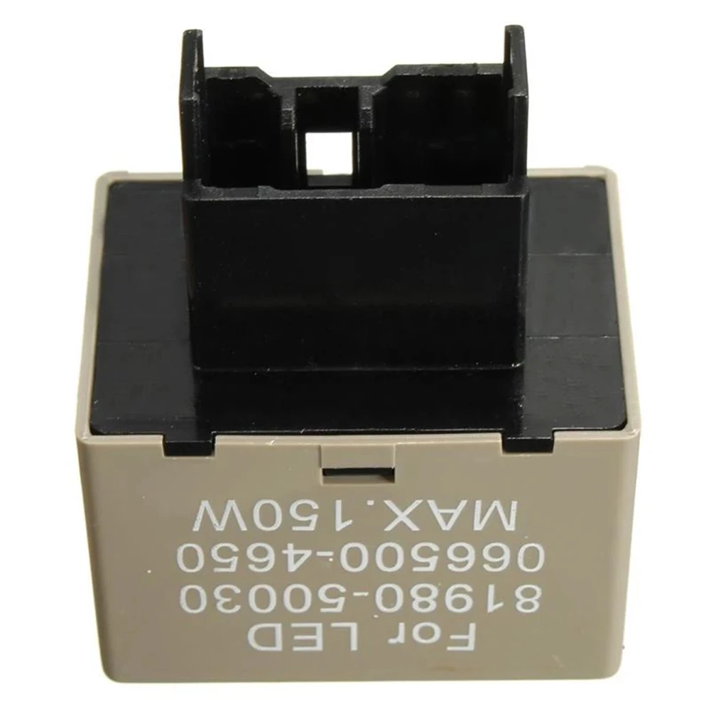 

Useful Durable High Quality Flasher Relay 1×Piece Turn Signal 81980-50030 Accessories Adjustable Flasher Speed