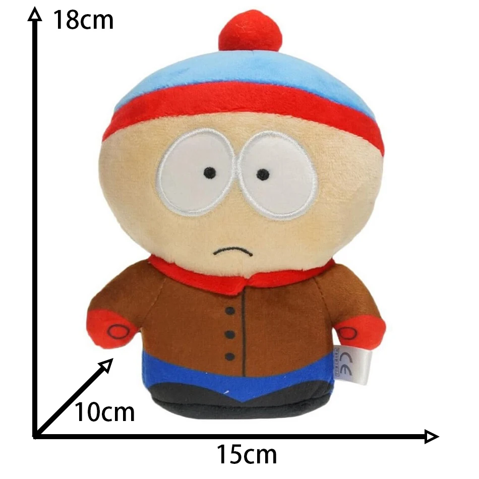 2025 Anime Cartoon South Park Character Cartman Stan Butters Plush Doll Boy Kid Stuffed Toy For Children Christmas Gifts pillow
