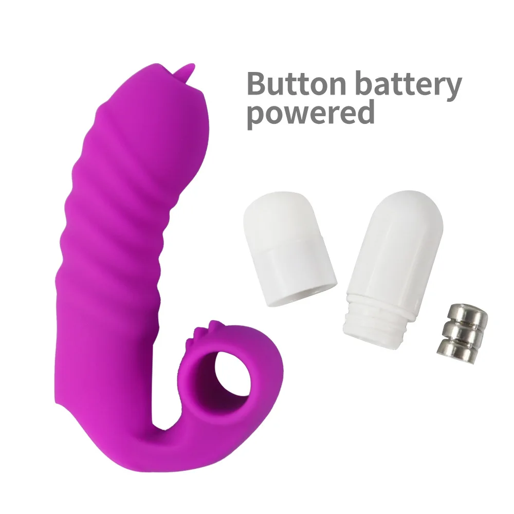 Cover Vibrator Finger Tongue Licking Massager Sex Toys for Women G Spot Orgasm Clitoris Stimulate Couple F_voghion.com