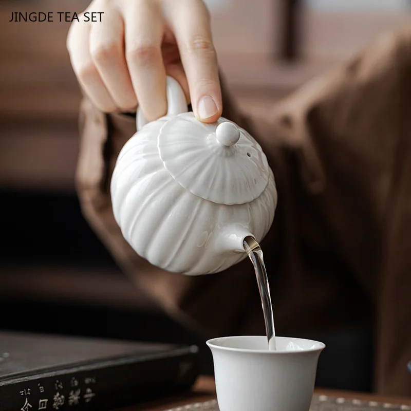 150ml Japanese Handmade Ceramic Teapot Retro Home Filter Tea Infuser Retro Zen Beauty Teapot Chinese Tea Accessories