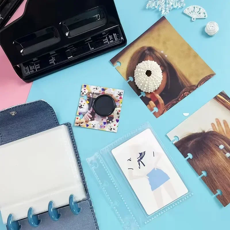4 Holes Mushroom Puncher A4 A5 A6 A7 Loose Leaf Notebook Planner Journal Punch Tool
