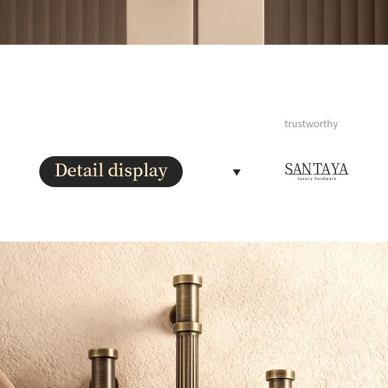 wardrobe door handle brass ribbed furniture fitting