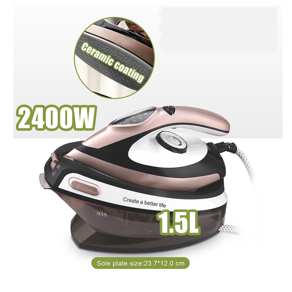 

2400W Strong Power Steam Cleaner 1.5L Large Capacity LED Intelligent Household Multifunction Steam Cleaning Machine