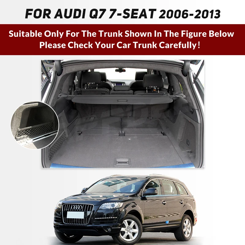 MOTOS Tappeti per bagagliaio adatto per Audi A6 C7 2011