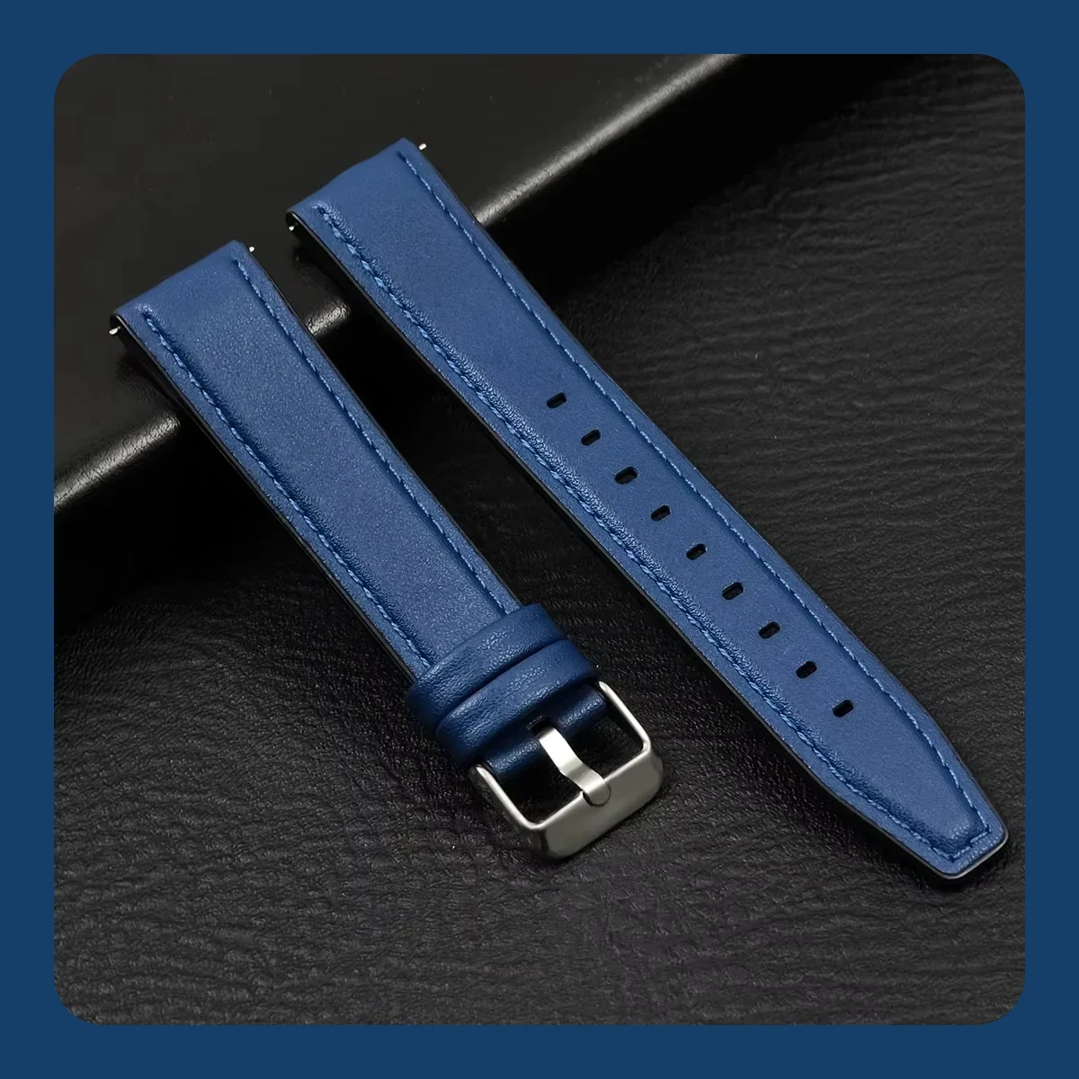 Versatile Silicone Watch Band - 20mm/22mm | Classic & Durable Strap