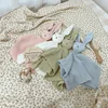 Cute Rabbit Knitting Baby Comfort Towel Comforter Blanket Soft Newborn Sleeping Dolls Kids Sleep Toy Soothe Appease Towel 4
