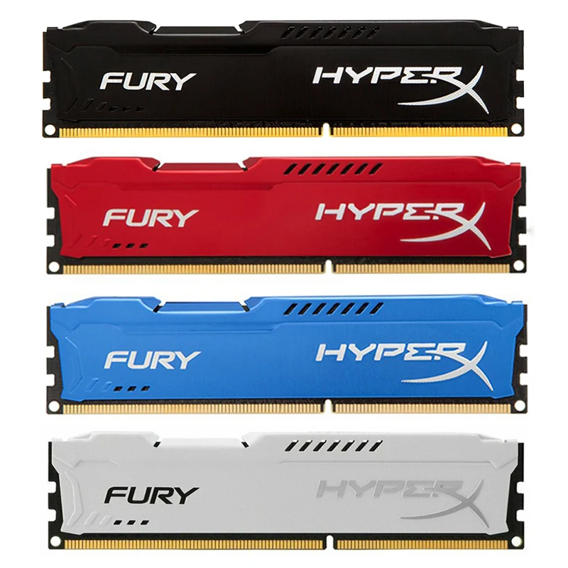 HyperX Fury Desktop Memory Kit, DDR3, 8GB,