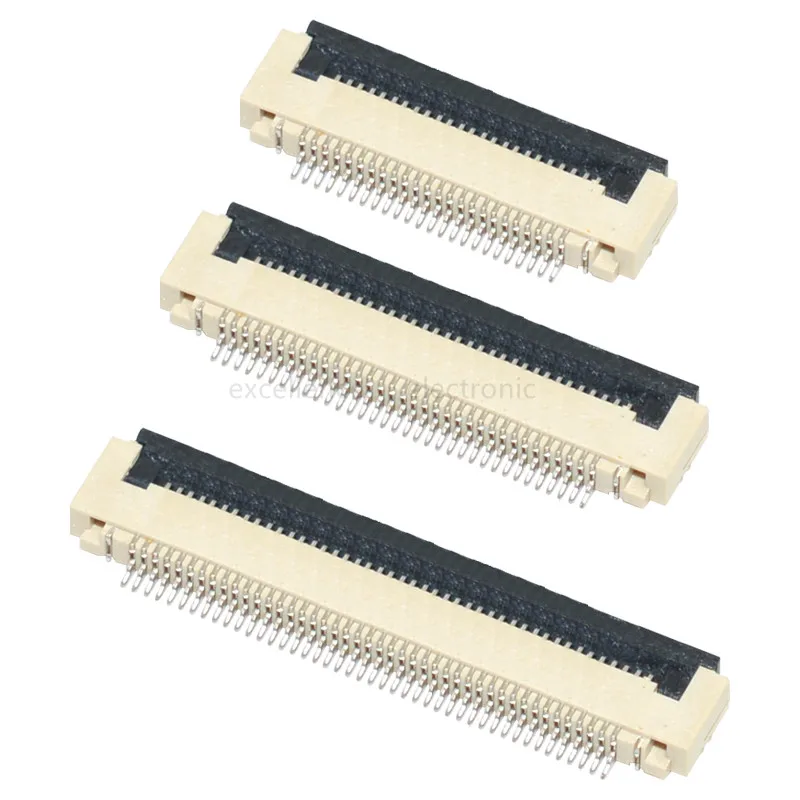 Conector FFC FPC de 0,5mm, 6/8/10/12/14/16/20/24/30/34/40/50 Pines ...