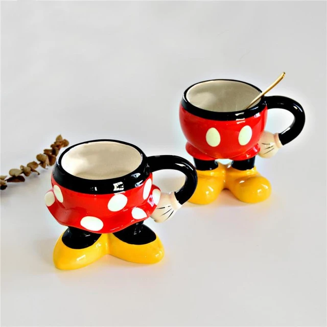 Mickey and Minnie Coffee Mugs Mickey and Minnie Mouse Half Body Coffee Mugs  