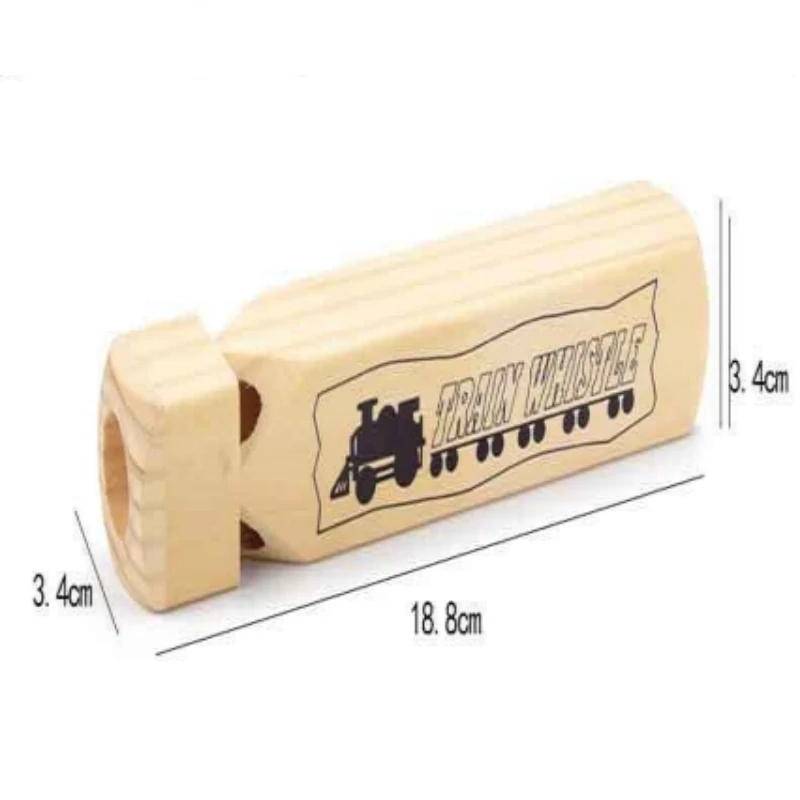 Wooden Children Train Whistle Whistle Parent-child Teaching Aids Cartoon Musical Instruments Whistle Kindergarten Educational - 5