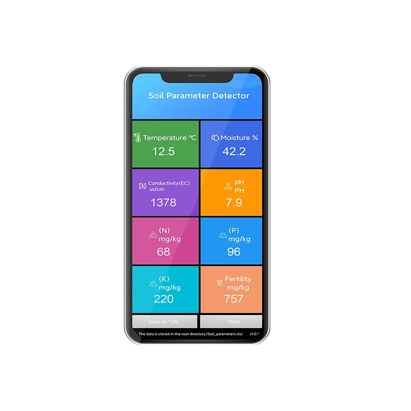 Gemho Factory 휴대용 USB 타입 토양 센서, 무료 안드로이드 앱 데이터 읽기, C타입, 가장 저렴한 토양 종합 센서, 8 인 1