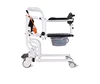 Easy Operate Manual Patient Lift Transfer Chair Bath Stool  Disabled Elderly Moving Chair Toilet 3