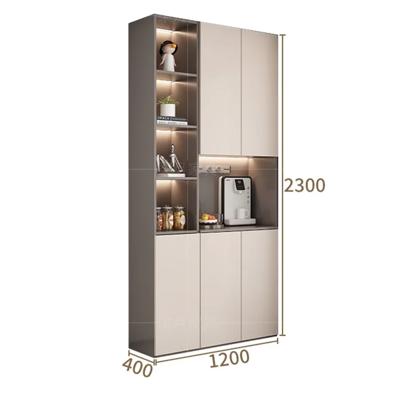 Display Cabinet Hanging Bar Modern Home Shelves Portable Open Cabinets Accessories Wall Whiskey Vitrine Iron Drinks Showcase