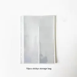 Vibrant A5 PU Leather Photocard Binder - Cute Kpop-Inspired Loose-Leaf Album and Stationery Organizer (10pcs sticker bag)