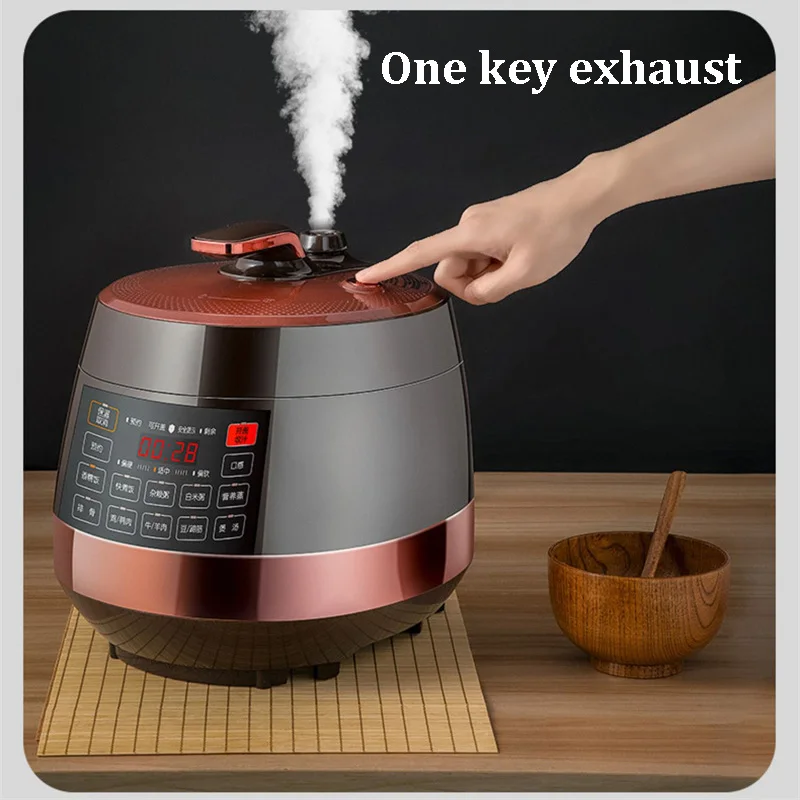 Electric Cooker with 2 Inner Pots automatic exhaust Electric high Pressure Cooker Intelligent Automatic rice Cookers Multicooker
