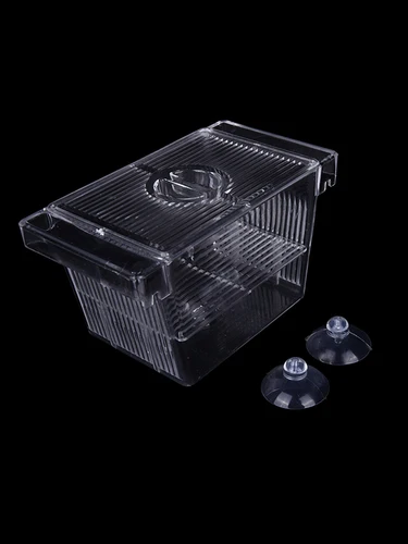 Betta 아크릴 물고기 사육 격리 상자, 수족관 사육기, 물고기 탱크 부화 인큐베이터, 물고기 집 부화장, 3 가지 유형 5