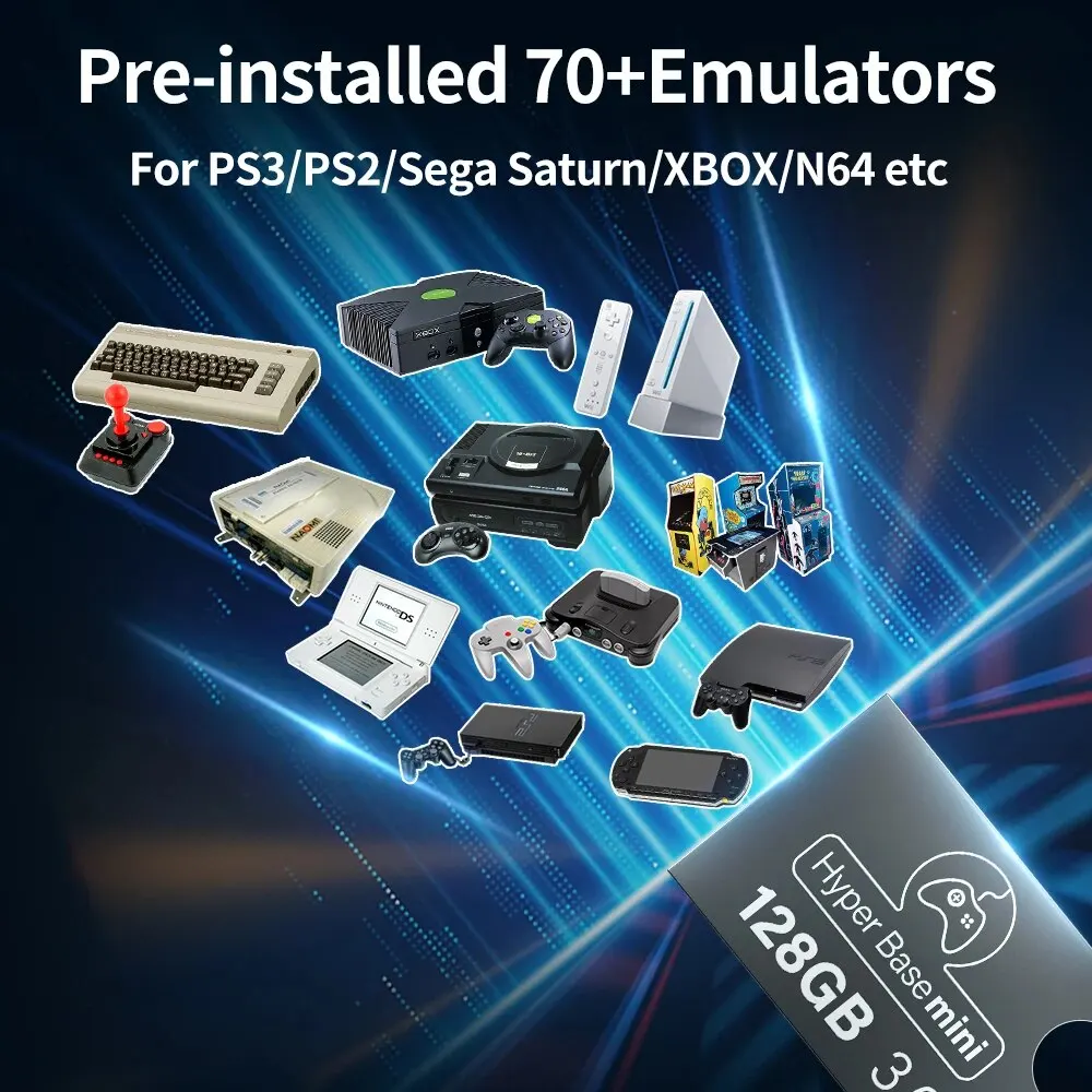 ޴ USB 3.0 ũ Batocera 37.Linux 70 + ķ  43000 + Ʈ , PS3, PS2, XBOX, Wii, MAME, SS, N64, Windows 8-11 , 1