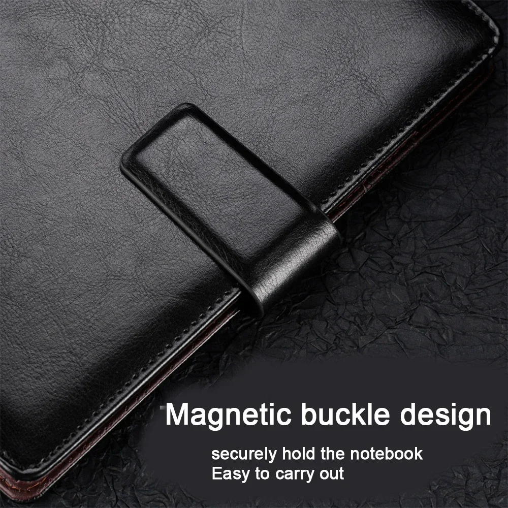 

Notebooks, Meeting Subject (free Leather Business Logo Engraving) Minutes, Diaries Loose-leaf Student