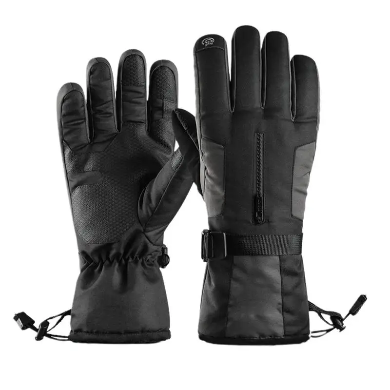 

Мужские зимние водонепроницаемые велосипедные перчатки, зимние перчатки, уличные спортивные перчатки для бега, мотоцикла, лыжного спорта, перчатки для сенсорного экрана, теплые перчатки с пальцами