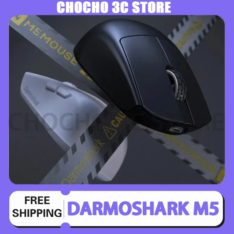 

Беспроводная Bluetooth-мышь Darmoshark M5, 3 режима, с датчиком 8 к, 38 г