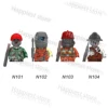 MOC City Halloween Zombie Walking Deads Ghost Figure Building Blocks Soldiers Bricks Criminal  Tombstones Weapons Kid Gifts Toys 4
