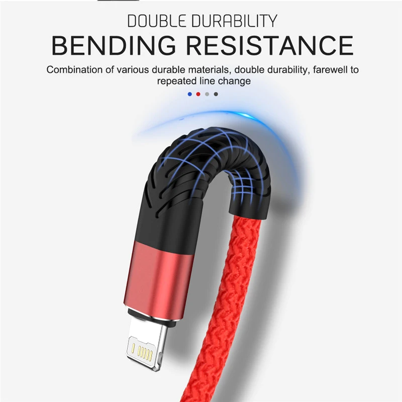 Premium USB Fast Charging & Data Sync Cable - Durable Wire Cord, Multiple Lengths Available