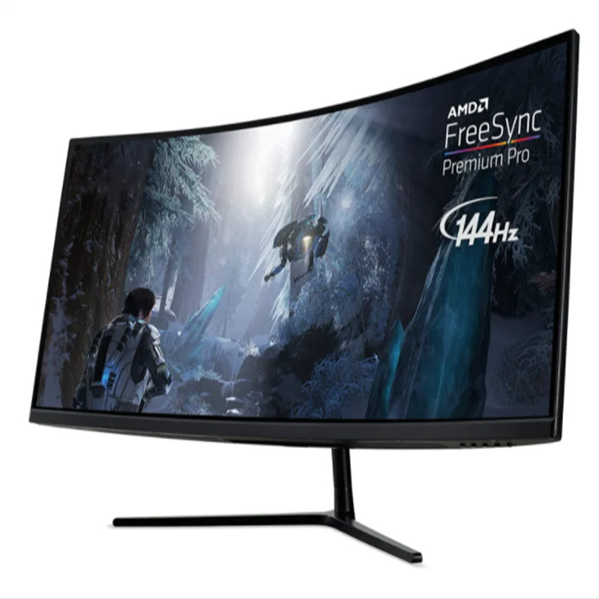 Monitor Da Gioco Con Schermo Curvo Super Ampio Wuhd Più Economico Monitor Da Gioco Per Pc Led Da 34 Pollici 144Hz