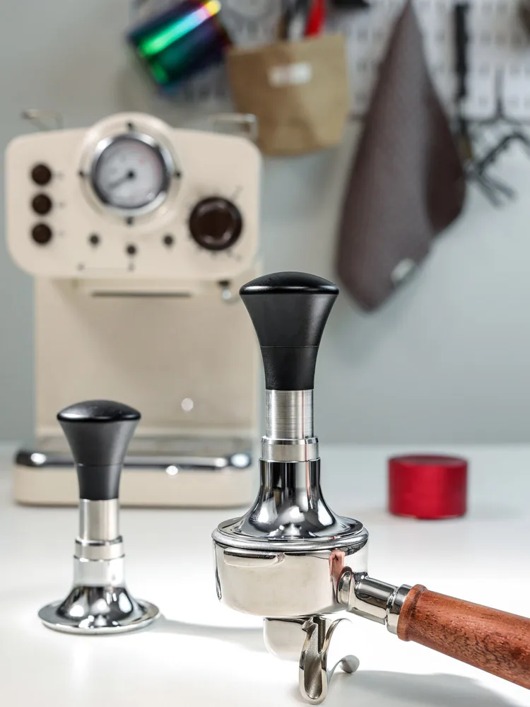 The Force Tamper 51/53.35/58.5mm Stainless Steel Constant Pressure Coffee Tamper Espresso Distributor Barista Coffee Accessoires