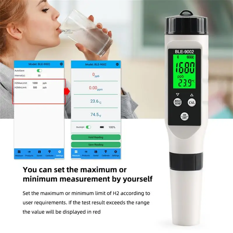 Drinking Water Tester Pen Digital Tester For Water With Automatic Temperature Compensation Drinking Accessories For Home