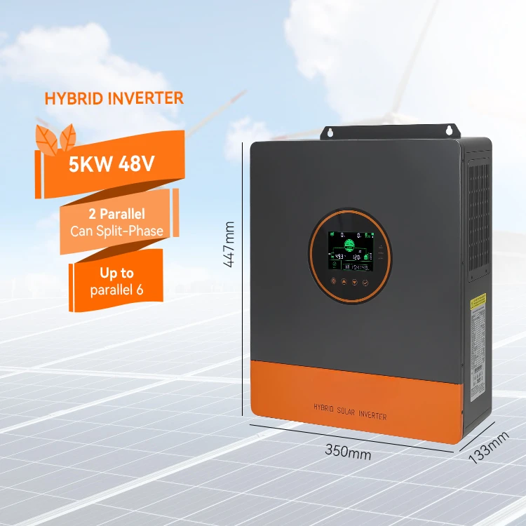 Caricabatterie Inverter 5000W 48V Mppt 110/120V Funzione Bms Inverter Solare Ibrido