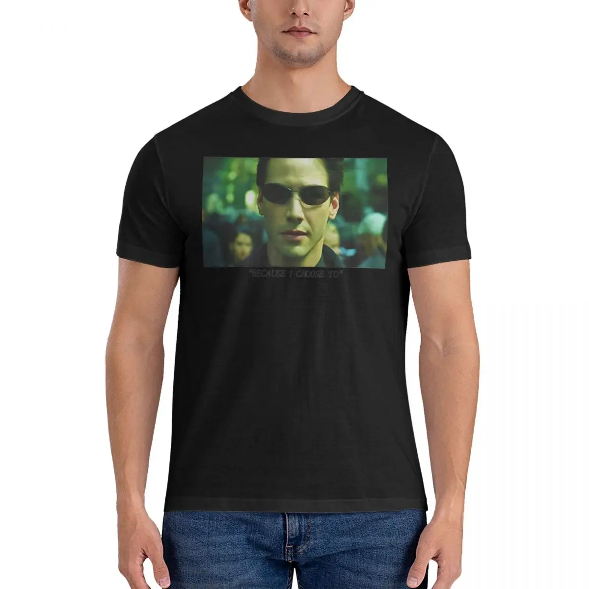 Why Mr. Anderson Magliette The Matrix Neo Film Morpheus Hipster Tees Manica Corta T-Shirt Girocollo 100% Cotone Graphic Tops