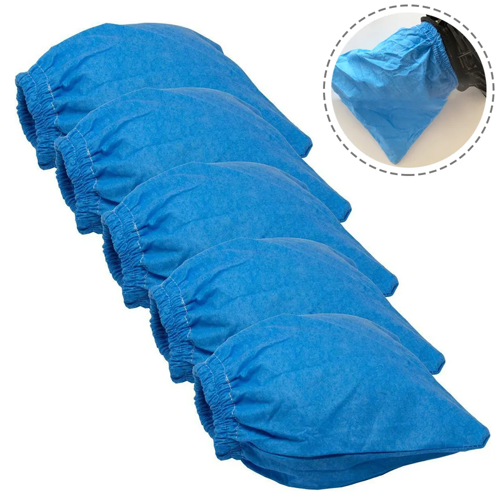 

5pcs Blue Textile Filter Bag Washable Replacement For Parkside Wet Dry Vacuum Cleaner LIDL PNTS 1200 1250 1300 A1 B2 C3 E4 F5