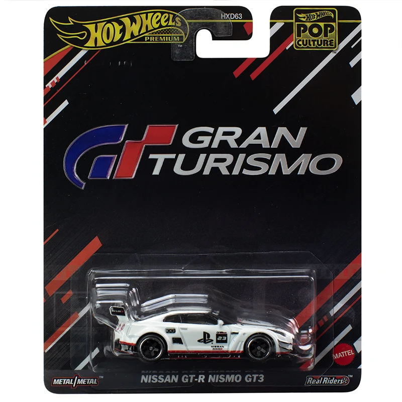 Original Hot Wheels Premium Car Pop Culture Toys Boys Diecast 1/64 Gran Tourismo Nissan Skyline GTR Mutt Cutts Van Packin Pacer