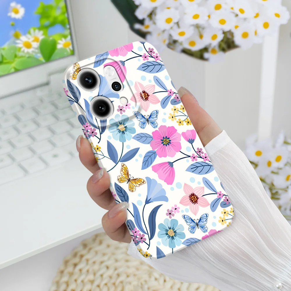 Vibrant Floral Pattern Phone Case - Durable Hard Cover
