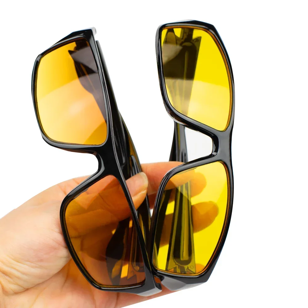 Polarized Night Vision Anti Glare Driving Glasses Night-Vision Car Anti-Glare Night Motorcycle Protective UV400 Drivers Goggles Eyes Sunglasses Polarized Driving Glasses