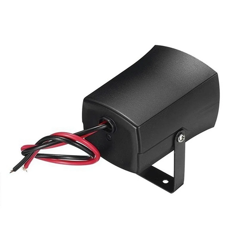 4X 12-24V 6 Toni Auto Polizia Allarme Antincendio Corno Sistema Di Allarme Sirena Altoparlante Avvertimento Altoparlante Allarme Suono Forte