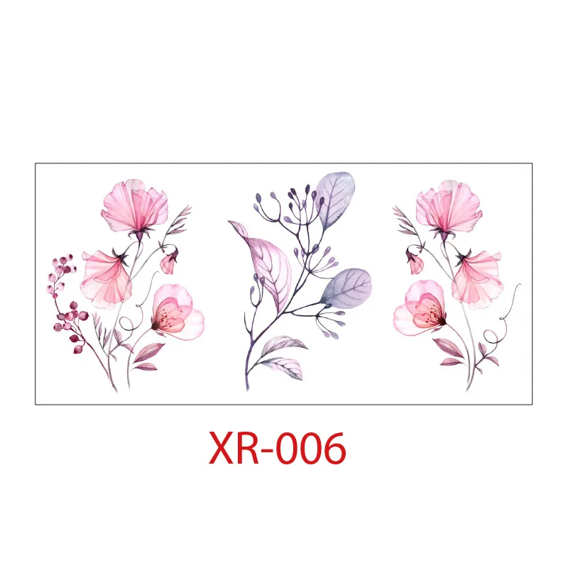 Tattoo Sticker Temporary Tattoos Tattoo Sleeve 20 Styles Flowers