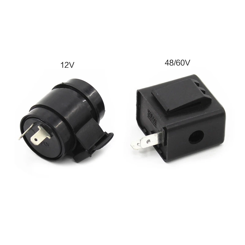 

Flasher Relay Turn Signal DC 12V 48V 60V 2Pins Buzzer Beep Flasher Relay Blinker Indicator Flashers Turn Light Signals