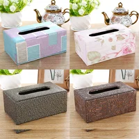 Continental Cortical Napkin Tissue Box, European, Living Room, Tea Hotel, Restaurant, Paper Pickbox 1