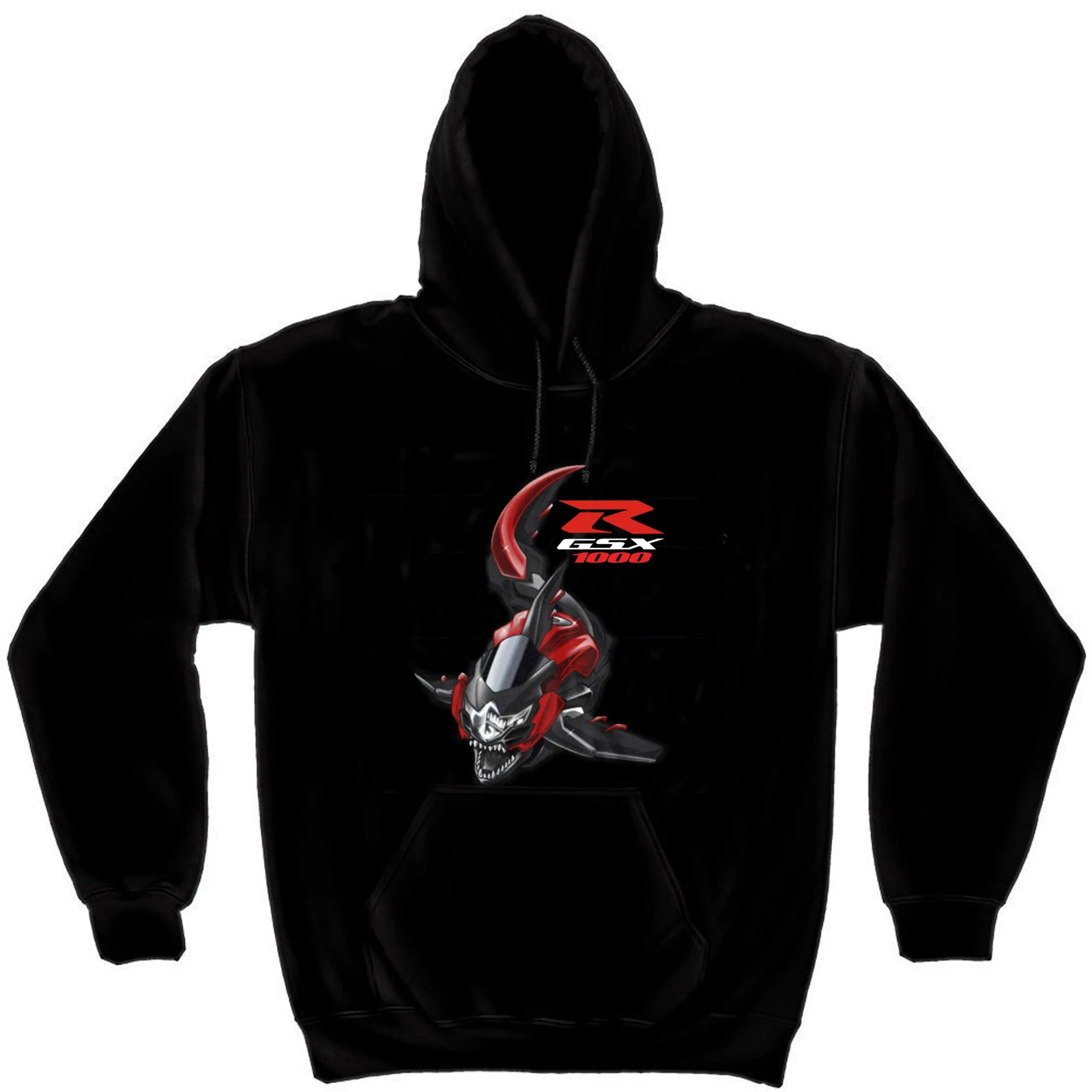 

Classic Japanese Motorcycle GSXR 1000 Shark Inspired Pullover Hoodie New 100% Cotton Casual Mens Sweatshirts Fashion Streetwear