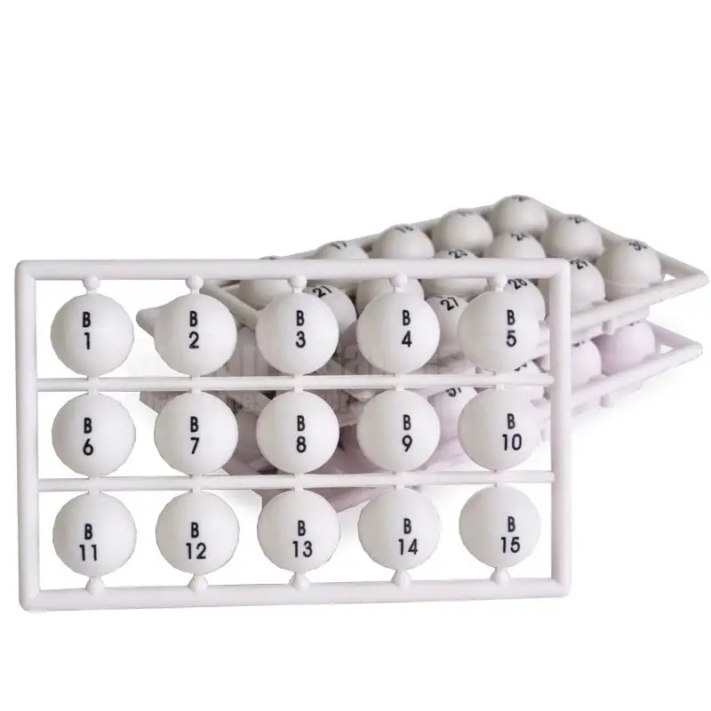 Bingo Set Traditional Bingo Lottery Family Game Set Cage Balls Cards Counters Party Game Party Gambling Play Entertainment